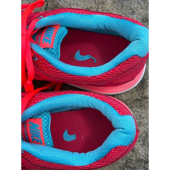 Nike Dual Fusion Lite Hot Pink Blue Running Shoes Women Size 8.5 - Picture 5 of 8